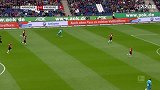 第11分钟弗赖堡球员尼德莱赫纳射门
