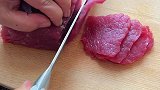 自己在家做的烤牛肉，比烤肉店的还好吃，真的太香了 烤肉  美食创作人