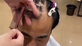 头顶的这两根毛，是大叔最后的倔强，理发师可不能出意外了