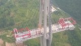 在建平塘特大桥高度332米世界第一桥墩桥梁！