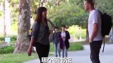 爆笑恶作剧：向妹子问路，发出恶心的声音