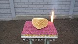 50000根火柴能烤化奶酪吗一刀切下去，简直不要太治愈