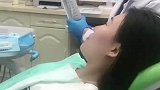 牙医手上的巨无霸针筒吓坏女子