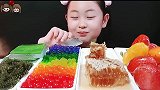 冰糖草莓、蜂巢蜜、彩虹爆爆珠、芦荟