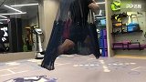 男生咋练一字马？渔网吊床了解一下 135度就劈不下去了