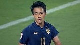一黑到底！泰国小将传中被解围 阿龙补射破门先拔头筹