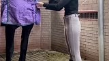 天冷了，要给飓风洗澡穿新衣服啦马 我的生活日记