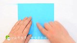 宝宝学折纸：手把手教你做折纸兔子简易版，小朋友很喜欢这款折纸