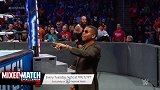 WWE-18年-五分钟看完混双赛第九周 莱斯利正面硬刚人间怪兽-精华