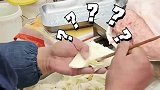 机器一样的速度老板一秒钟能包两个馄饨