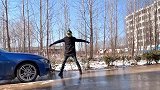 冰雪路面千万不要开后驱，因为能让你爽翻天！