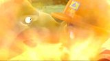 熊二被打出火了，奋起一脚，疼得光头强整张脸都鼓起来了