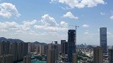 大疆御2智能延时摄影，蓝天白云下的济南CBD，简直太美了