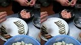 美食出自男人之手，茄盒子，茄子最好吃的做法之一