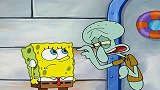 海绵宝宝：蟹老板对海绵宝宝：和章鱼哥说，找不到美金不准吃饭