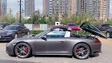 实拍保时捷全新911 Targa，打开敞篷那一刻见证霸气！