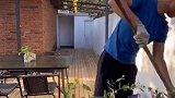 院子里一个阴暗潮湿的角落，被我老公改造成了现在的模样～田园生活 老房改造 山东我爱了