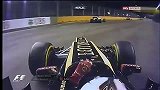 F1新加坡大奖赛 迈克尔-舒马赫和让·埃里克·沃尼巨大的撞击