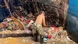 高温下的劳动者们，真的是太不容易了