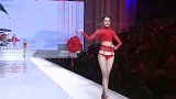 国内模特内衣走秀红色性感火焰,浓郁中国风尚