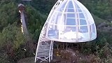 360度全景悬空玻璃酒店、还是在山顶