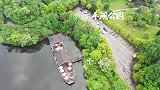 航拍大美衡阳：以“平湖”命名的平湖公园，湖水清澈，春光如画
