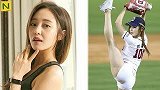 韩国甜美棒球女神！大长腿+蜜桃臀酷爱健身曲线完美