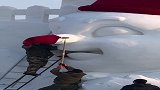 就为了看他们给雪人套上红鼻子，我在对面站了好久！