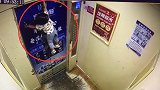 惊险！家长牵遛娃神器 女童进电梯被拽起悬挂电梯