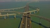 航拍青岛胶州湾跨海大桥，长度世界第二，厉害了我的国！