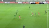 第9分钟广州恒大淘宝球员杨立瑜(U23)射门