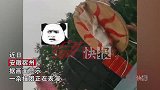 杂技团用真人表演飞刀，转盘飞转男子扎刀太吓人：心提到嗓子眼！
