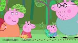 小猪佩奇：佩奇发现了脚印，但她不认得是什么脚印，我看是鸡的