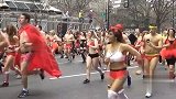 跑步-17年-情人节穿内衣大街上裸跑 这样的行为很暖心-新闻