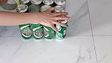 易拉罐还能做成小凳子的哦，看完视频的你学会怎么做了吗