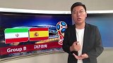 PP解说员石庆圣前瞻：伊朗或将死守伺机而动  科斯塔是西班牙克敌制胜的关键