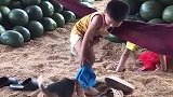 妈呀，狗狗把我的裤子咬掉了