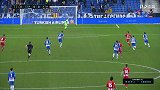 格列兹曼中路妙传打穿西班牙人防线 加梅罗射门太正被扑