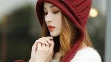 韩版时尚甜美可爱保暖针织帽冬季百搭女士加绒护耳毛线帽