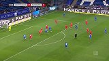 第14分钟霍芬海姆球员斯科夫进球 霍芬海姆1-1奥格斯堡