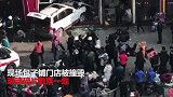 郑州一辆SUV撞进路边包子铺 已致1死8伤