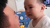 儿子和虎爹吵架，吵架可以哭，但是气势不能输，儿子真是厉害了