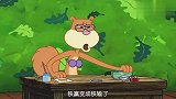 海绵宝宝：火山喷发喷出了海绵宝宝，样子简直太好笑了