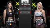UFC on ESPN27期：戴安娜-贝尔比塔VS汉娜-戈尔迪
