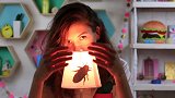 闺蜜在灯上制作假蟑螂，等她打开灯之后，直接就被吓了一跳！