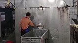皮草如何染色加工的，掀开大量白气冒出来，不能靠前！