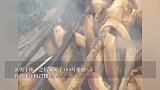 大型翻车现场！男子熏腊肉130斤肉烧剩20多斤