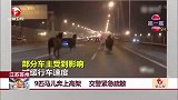 江苏苏州：9匹马儿奔上高架 交警紧急疏散