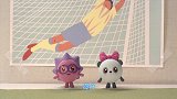 瑞奇宝宝：甜甜在轱辘小球，这球好奇怪，猜猜是干什么的