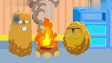 坚果家的取暖方式-搞笑游戏动画